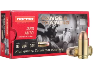 Norma Shooting .380 FMJ 95gr - Bundle Option